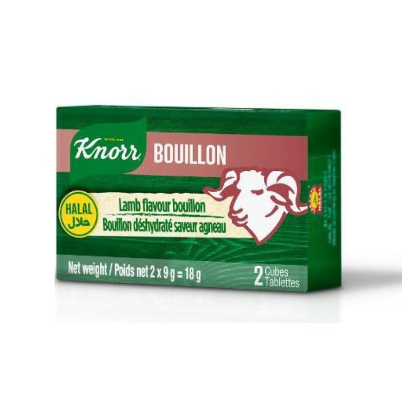 Knorr lamb flavoour bouillon 18g