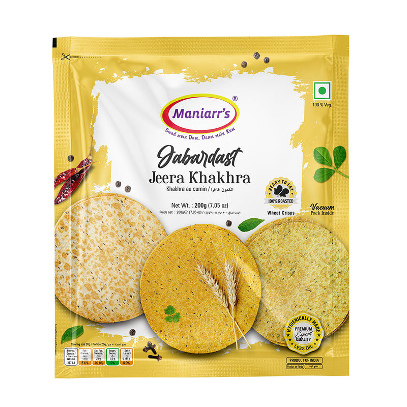 Maniarrs jeera khakhra 200g