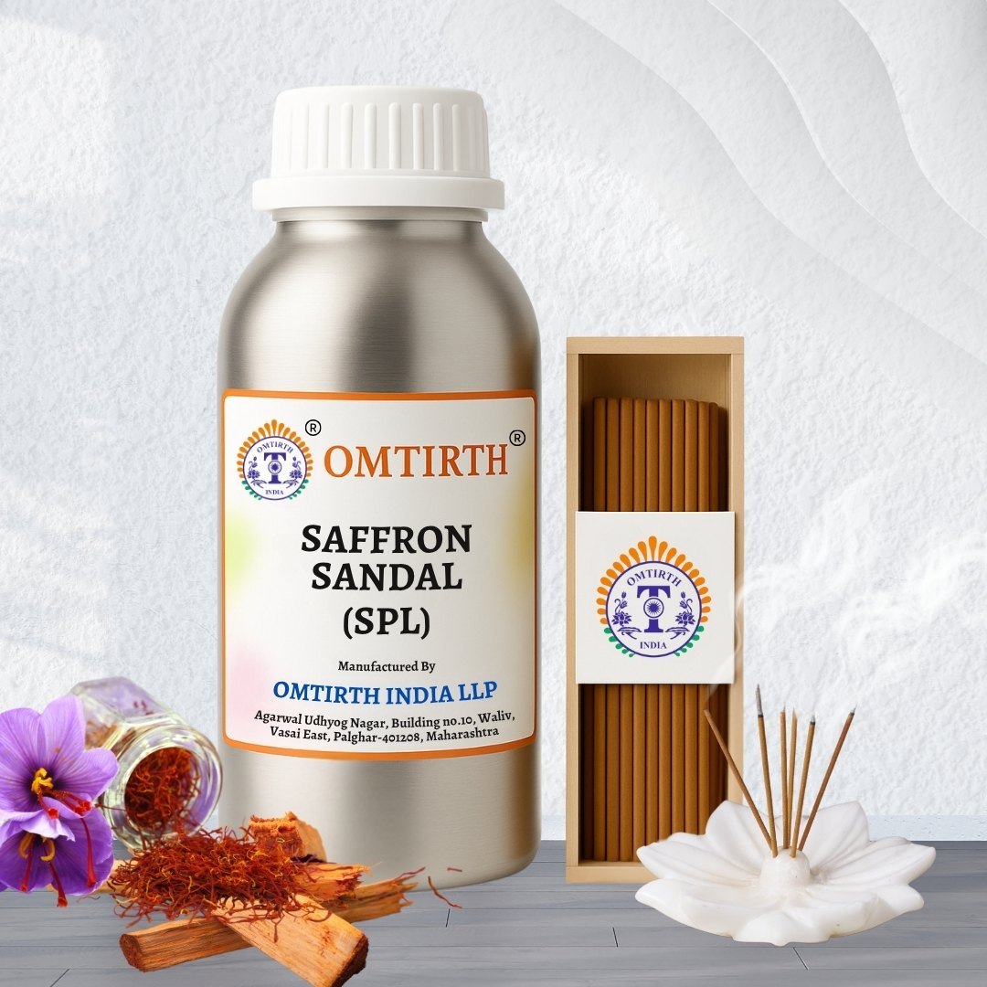 saffron sandal agarbati 1s