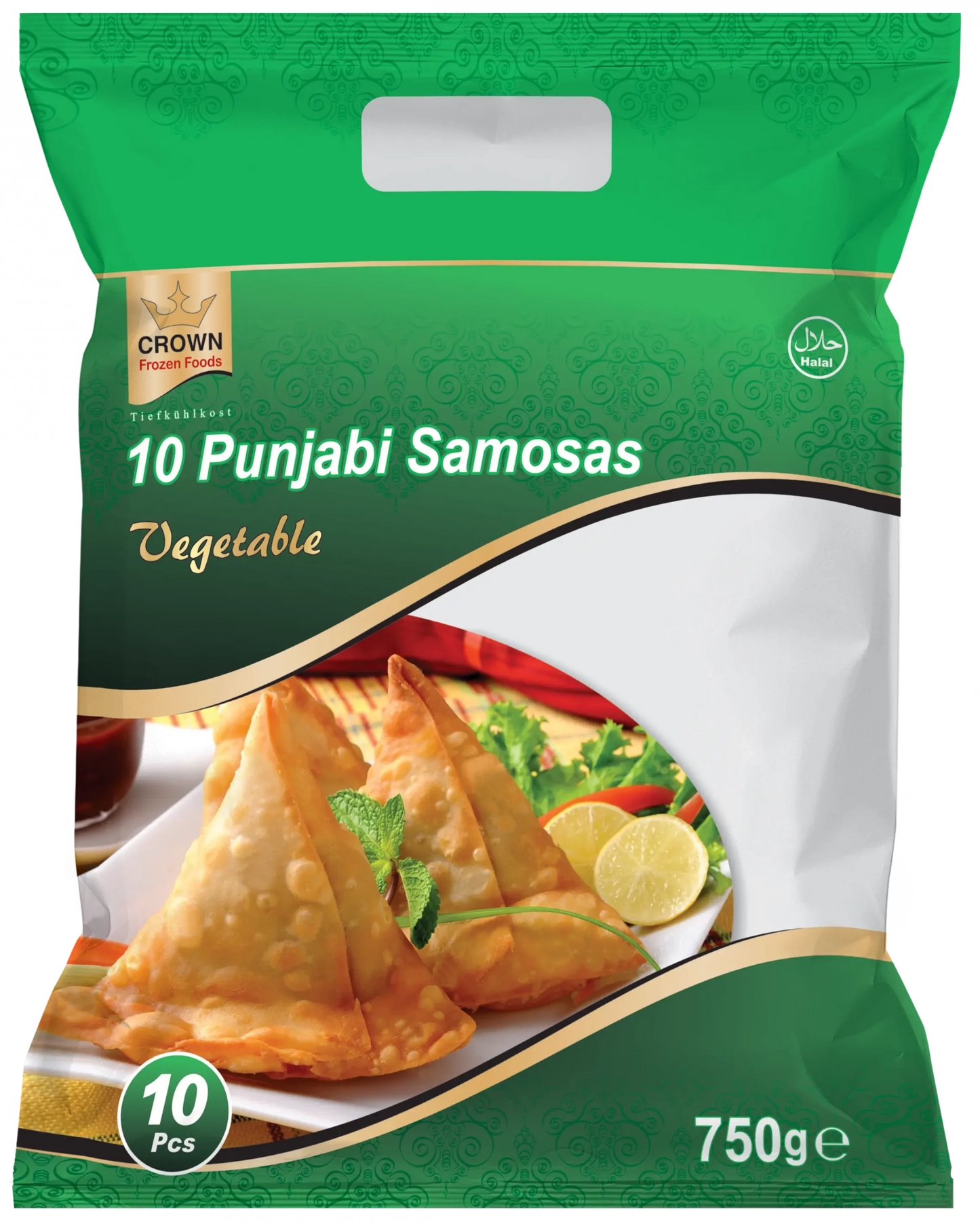 Crown Punjabi veg samosas 10pcs