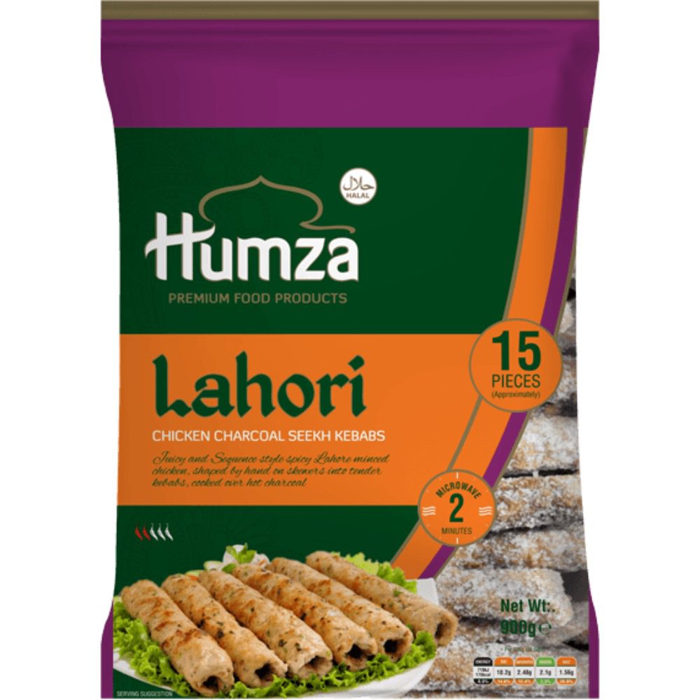 Humza Lahori Chicken Charcoal Seekh Kebabs 15 Pieces