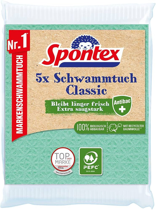 Spontex 5x Schwammtuch Classic