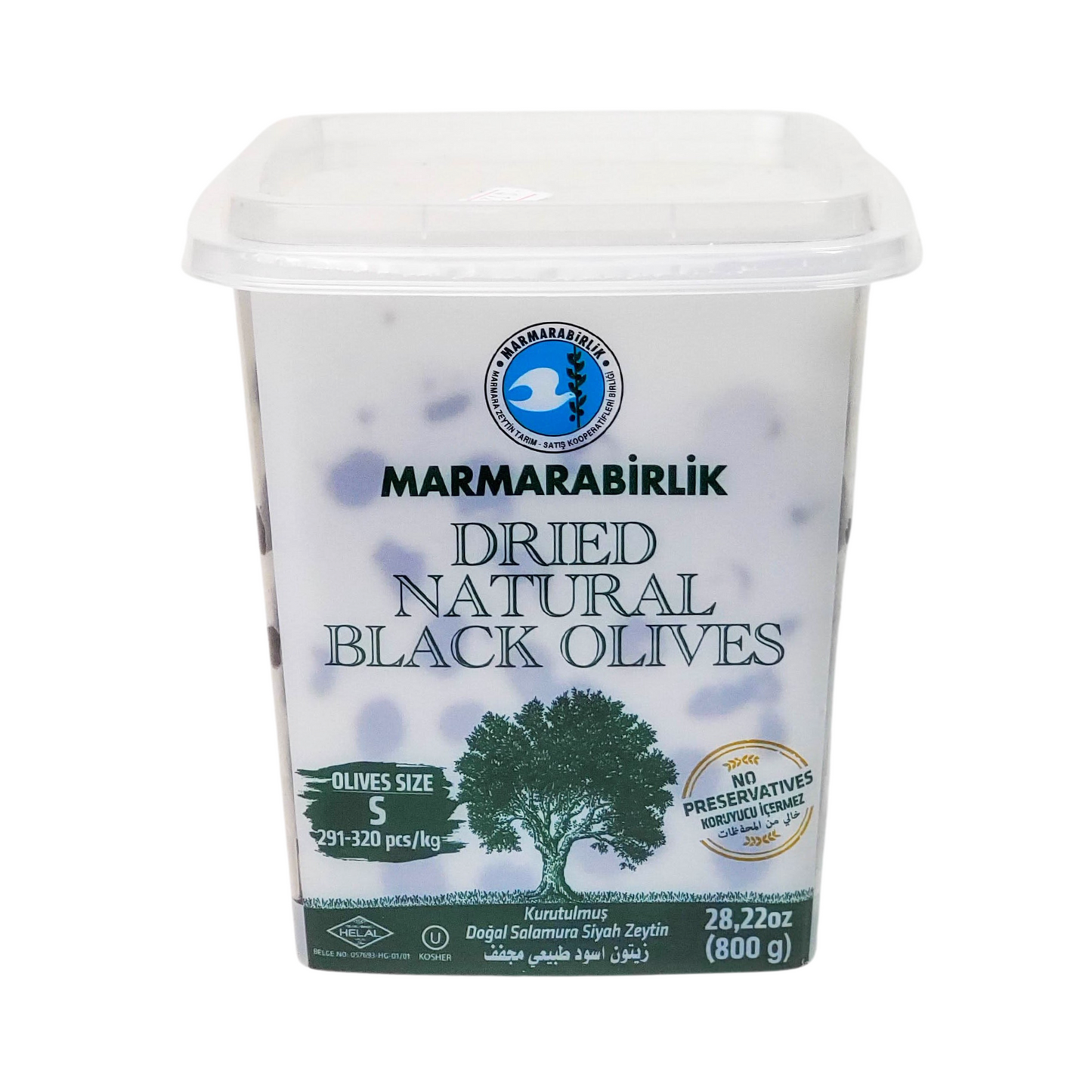 Marmarabirlik Black Olives 800g