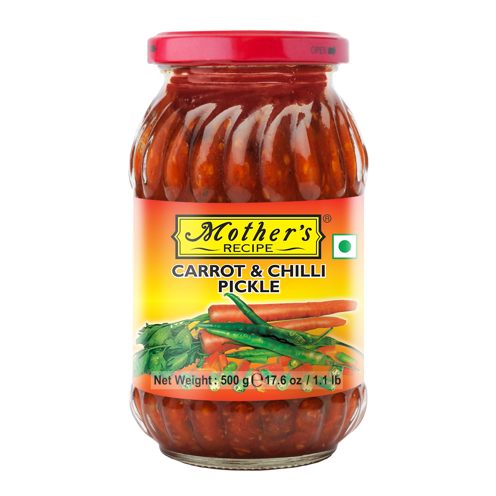 Mothers carrot and chilli pickle 500g