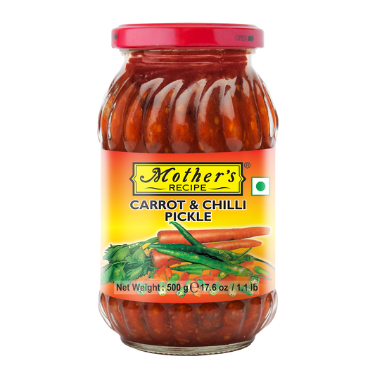 Mothers carrot and chilli pickle 500g