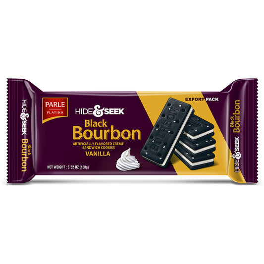 Parle Hide Seek Black Vanilla Cookies 100g