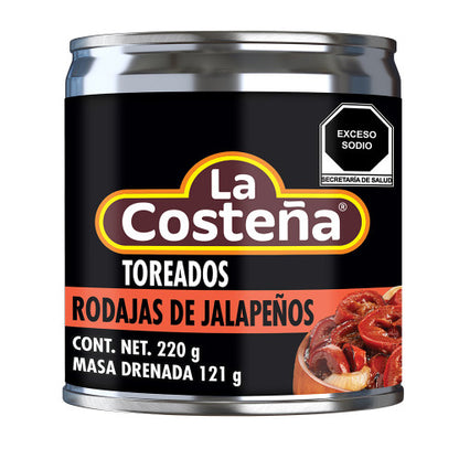 La Costena Toreados Rodajas De jALAPENOS 220G