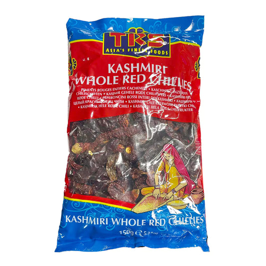 TRS KASHMARI WHOLE RED CHILLIES 150G