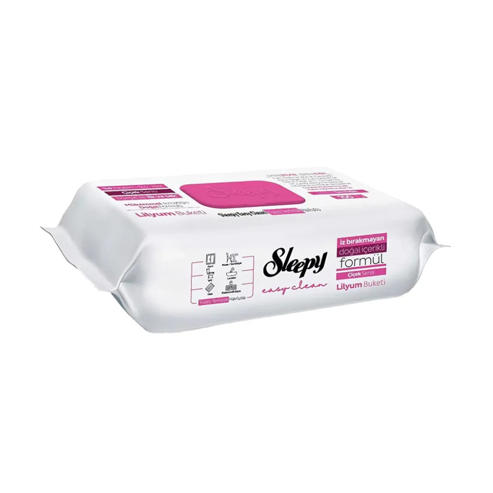 Sleepy Easy Clean Wipes Rose 100pcs