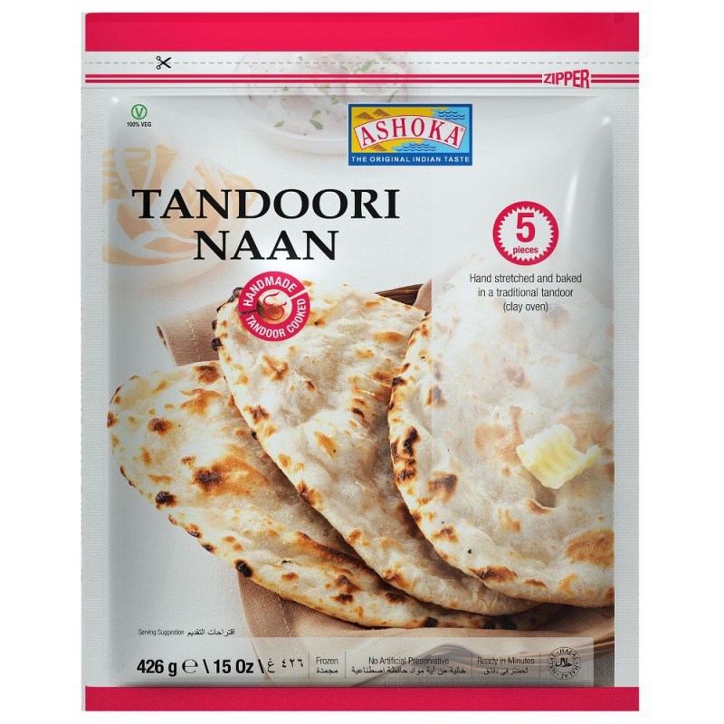Frozen Ashoka Tandoori Naan (5 pieces) 426g