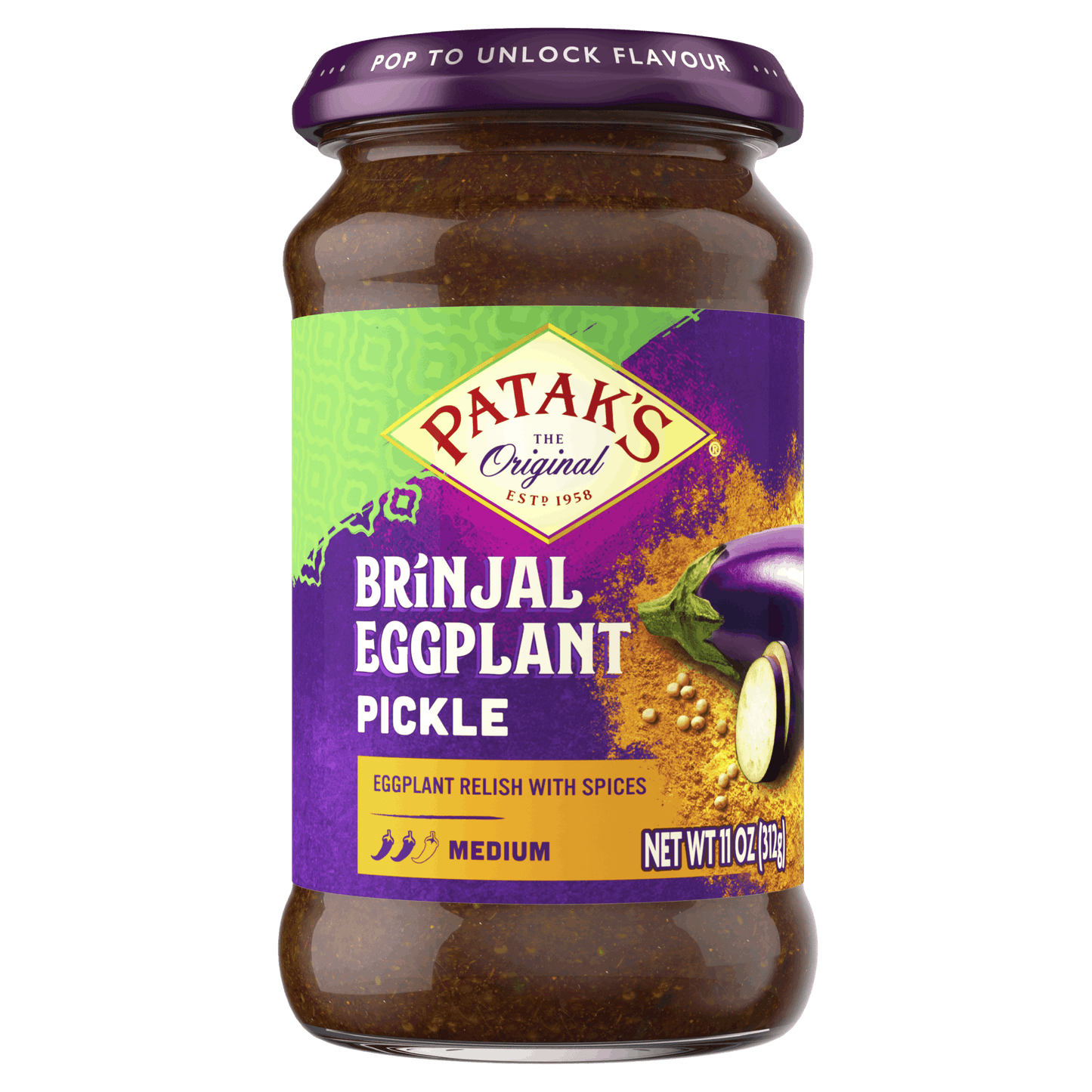Patak Brinjal pickle 2312g