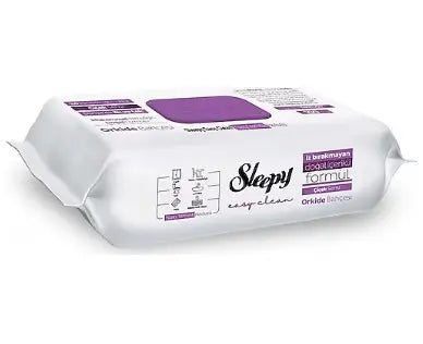 Sleepy Easy Clean Wipes Purple 100pcs