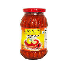 Mothers lime pickle Hot  500g.