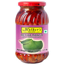 Mothers methia mango pickle 500g.