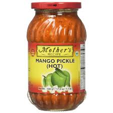 Mothers mango pickle Hot  500g.