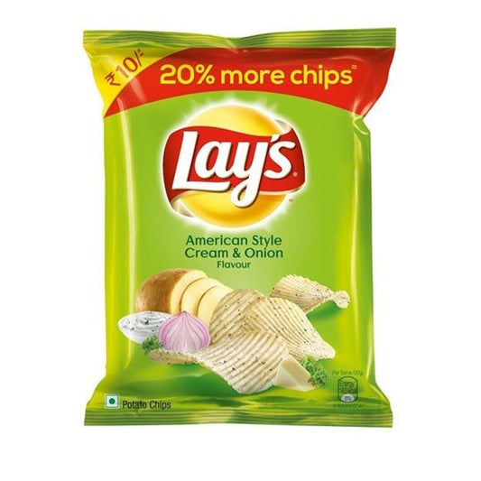 Lays Chips - American Style Cream & Onion 52gm