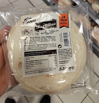 Palapa Tortillas 530g