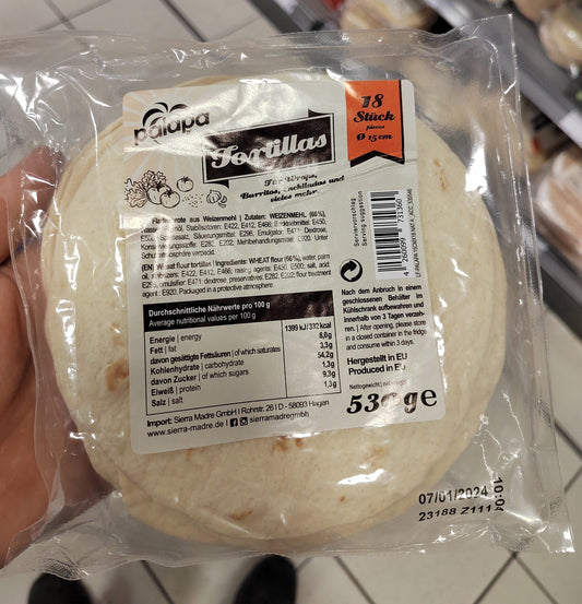 Palapa Tortillas 530g
