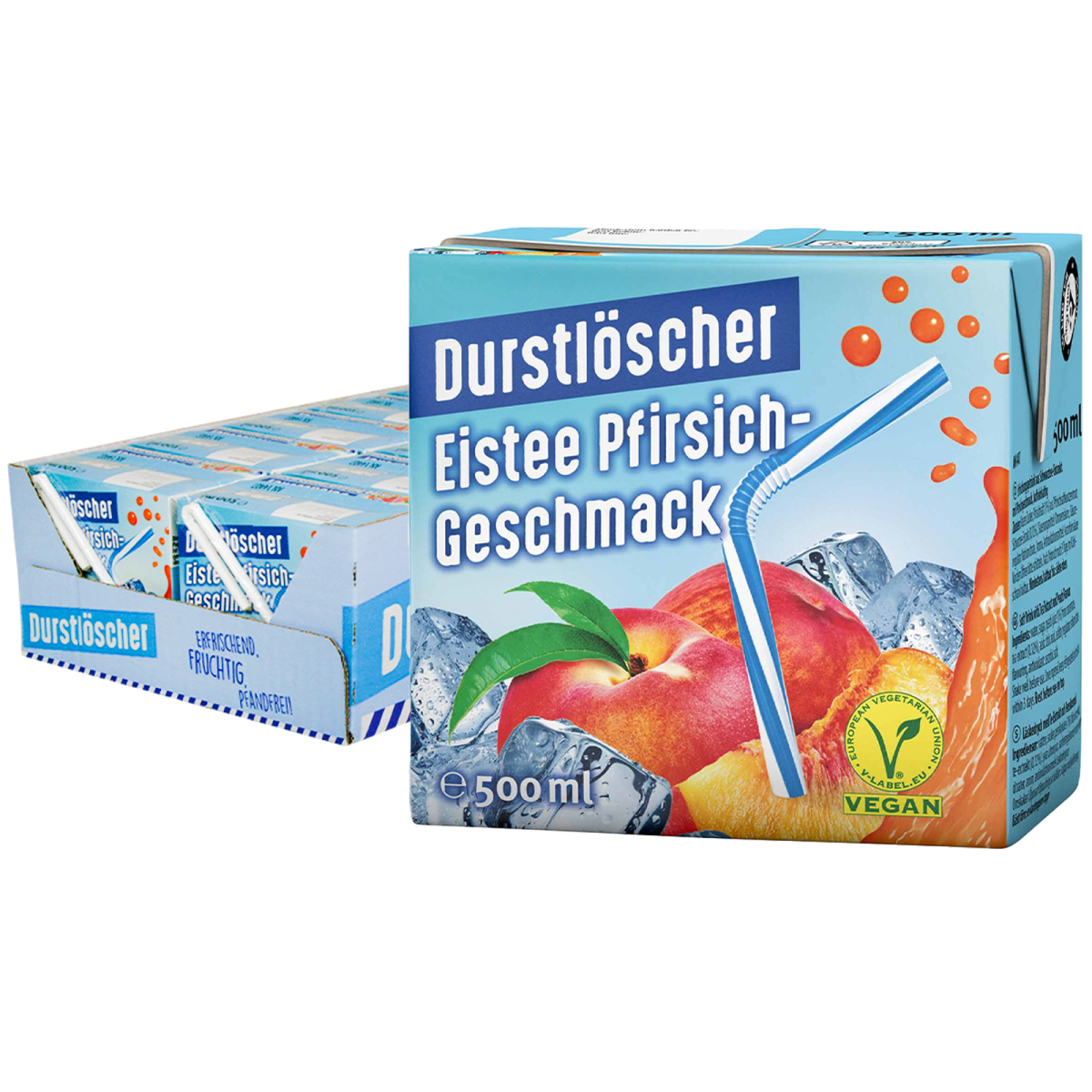 Durstlocher Eistee pfirsich 500ml