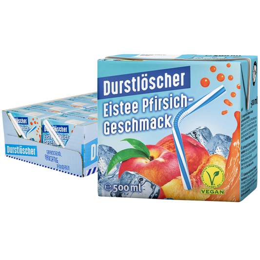 Durstlocher Eistee pfirsich 500ml